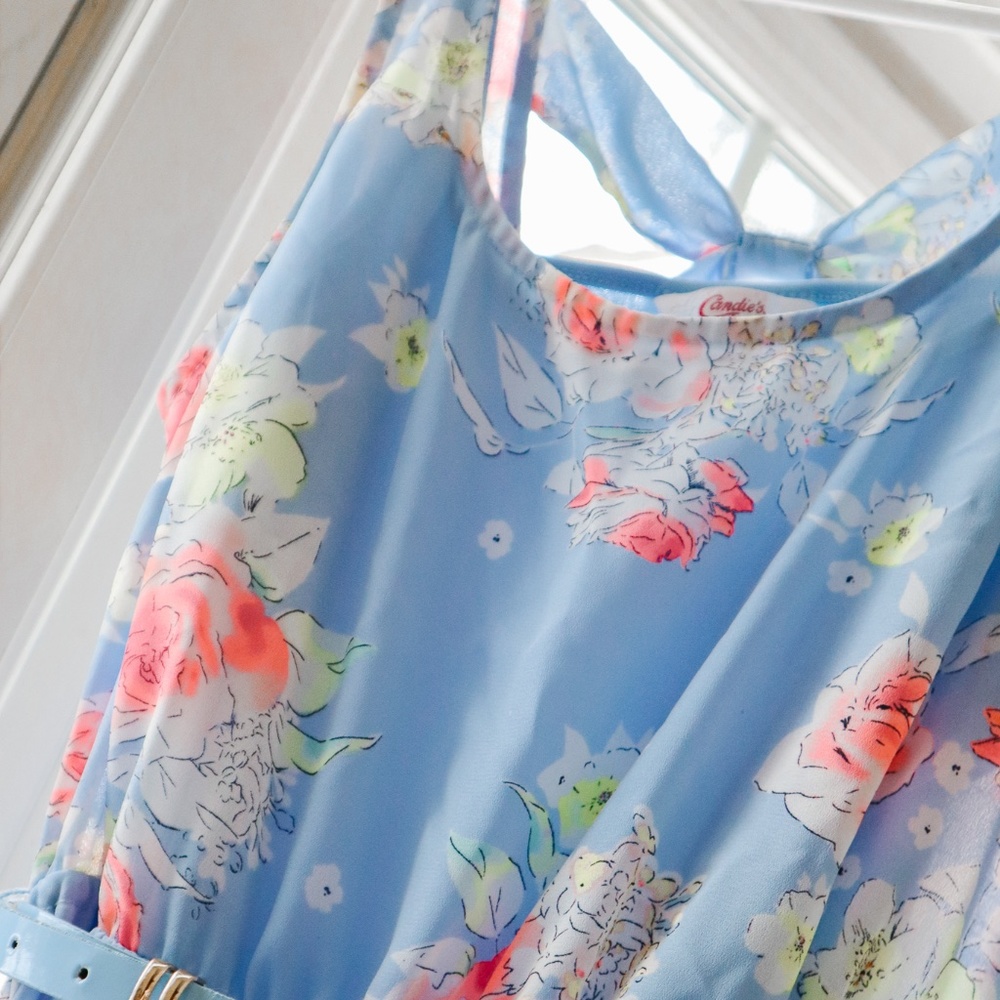 Floral High Low Dress